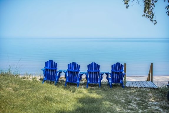 Seating to enjoy the view